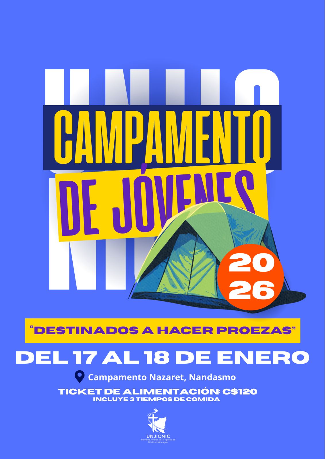 Campamento Juvenil 2026 – “Destinados a hacer Proezas”